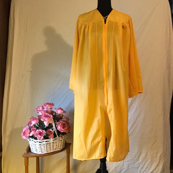 Costumes | Graduation Gownchoir Robe Yellow | Poshmark